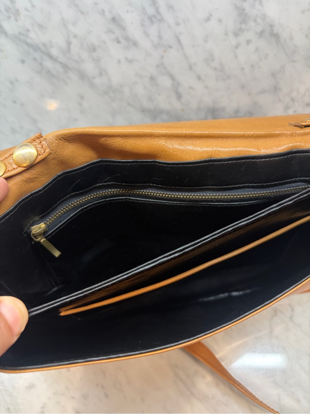 Vintage Bloomingdale’s Made in Italy Woven Leather Shoulder Bag Clutch - Picture 6 of 11